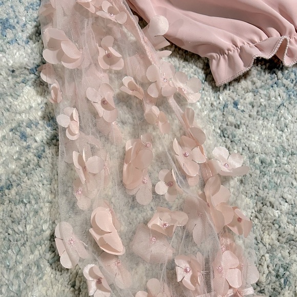 SHEIN | Pink Floral Crop Top - Picture 2 of 2